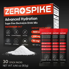 Zerospike bebida sandía en vaso, hidratación refrescante sin calorías