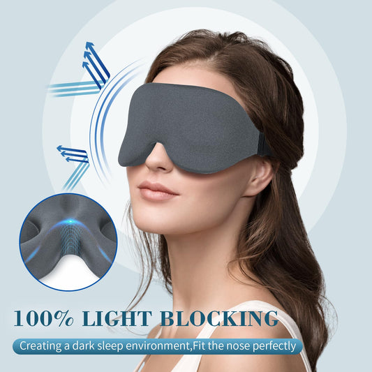 ZGGCD primer plano del contorno 3D protegiendo ojos y maquillaje
