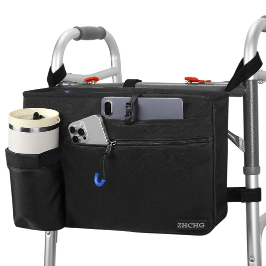 ZHCHG bolsa frontal mostrando bolsillos y acceso rápido