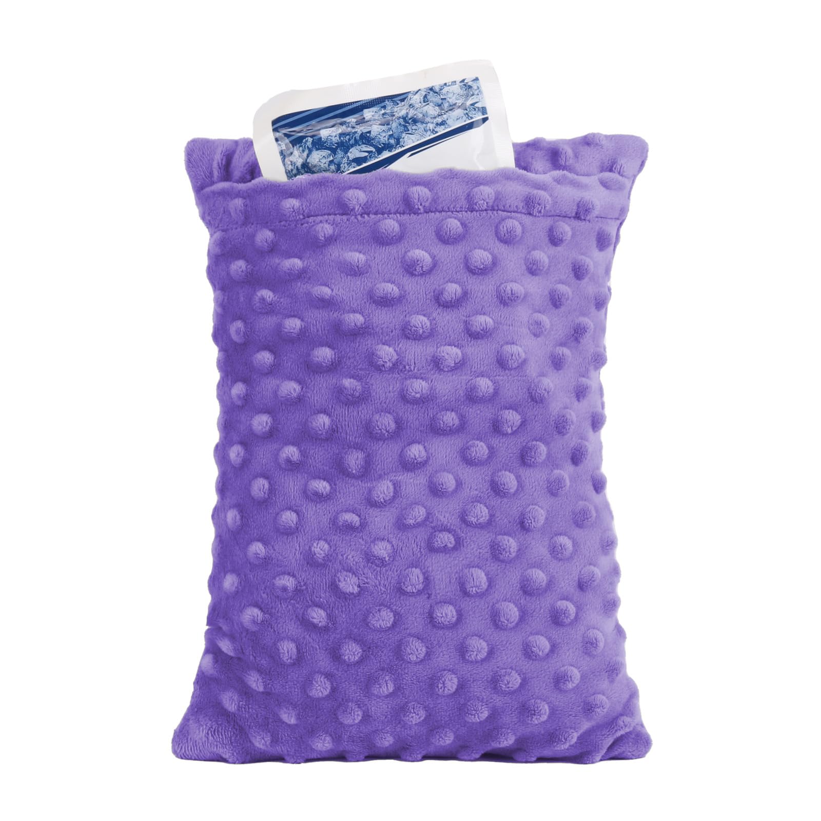 zhijiazhi cojín frontal y empaque morado, soporte visible para recuperación