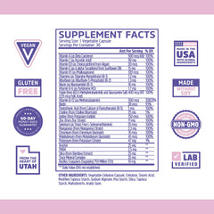 Zhou Daily Boost: etiqueta de ingredientes clave para un multivitamínico diario