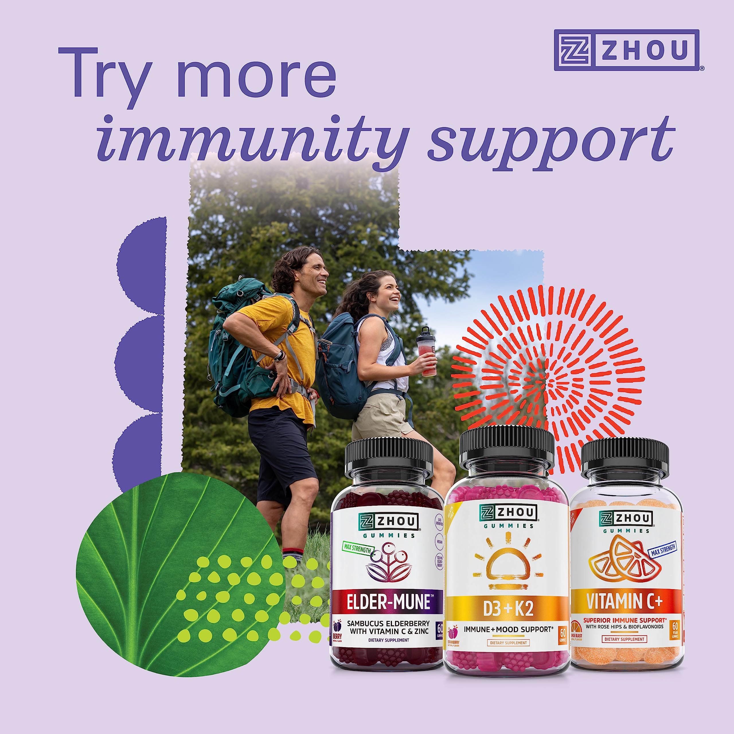 Zhou Daily Boost: etiqueta libre de gluten y soja para dietas sensibles