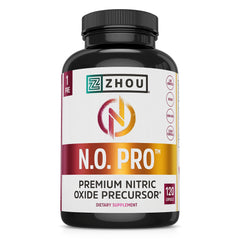 Zhou N.O. Pro frente del frasco mostrando diseño y tamaño