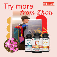 ZHOU algas y extractos herbales que aportan soporte natural