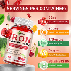 Niño tomando una gominola ZHPHK de hierro para la rutina diaria.