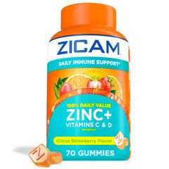 Zicam frasco frente mostrando el envase y uso diario