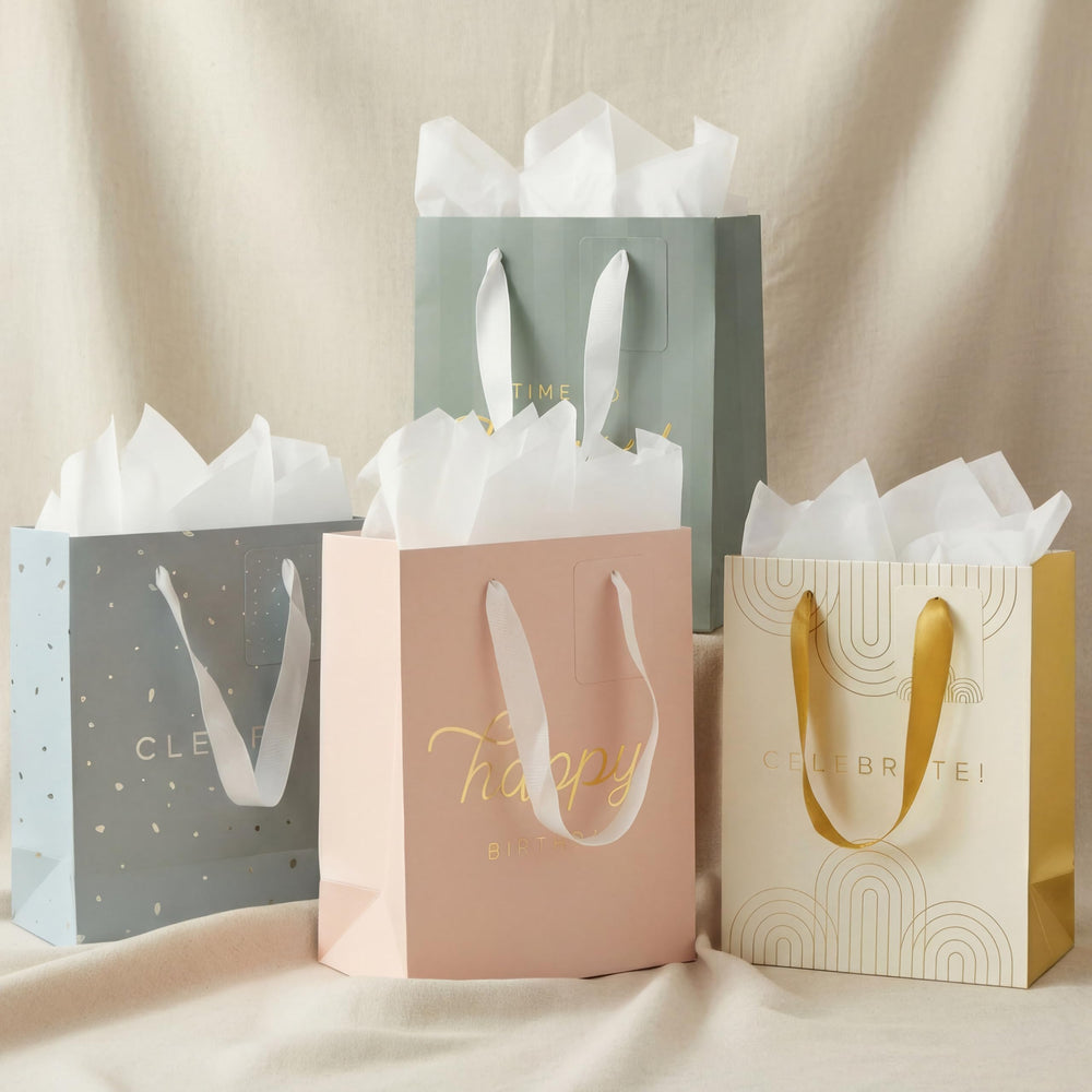 ZICOTO bolsa de regalo al frente mostrando diseño y beneficio de presentación cuidada