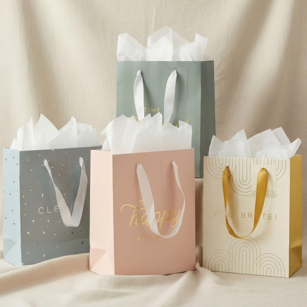 ZICOTO bolsa de regalo al frente mostrando diseño y beneficio de presentación cuidada