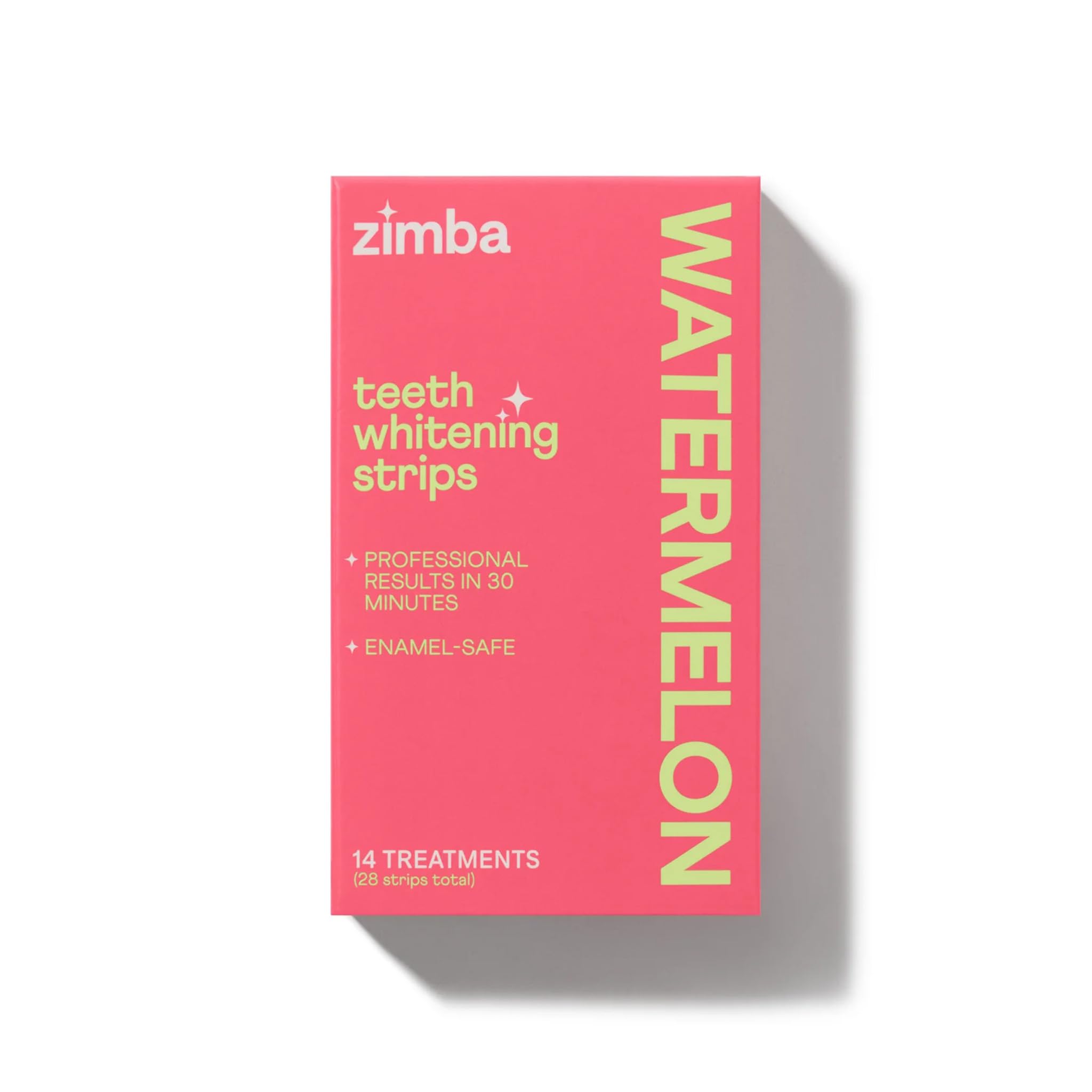 Zimba empaque frontal sabor sandía mostrando 14 días y beneficios