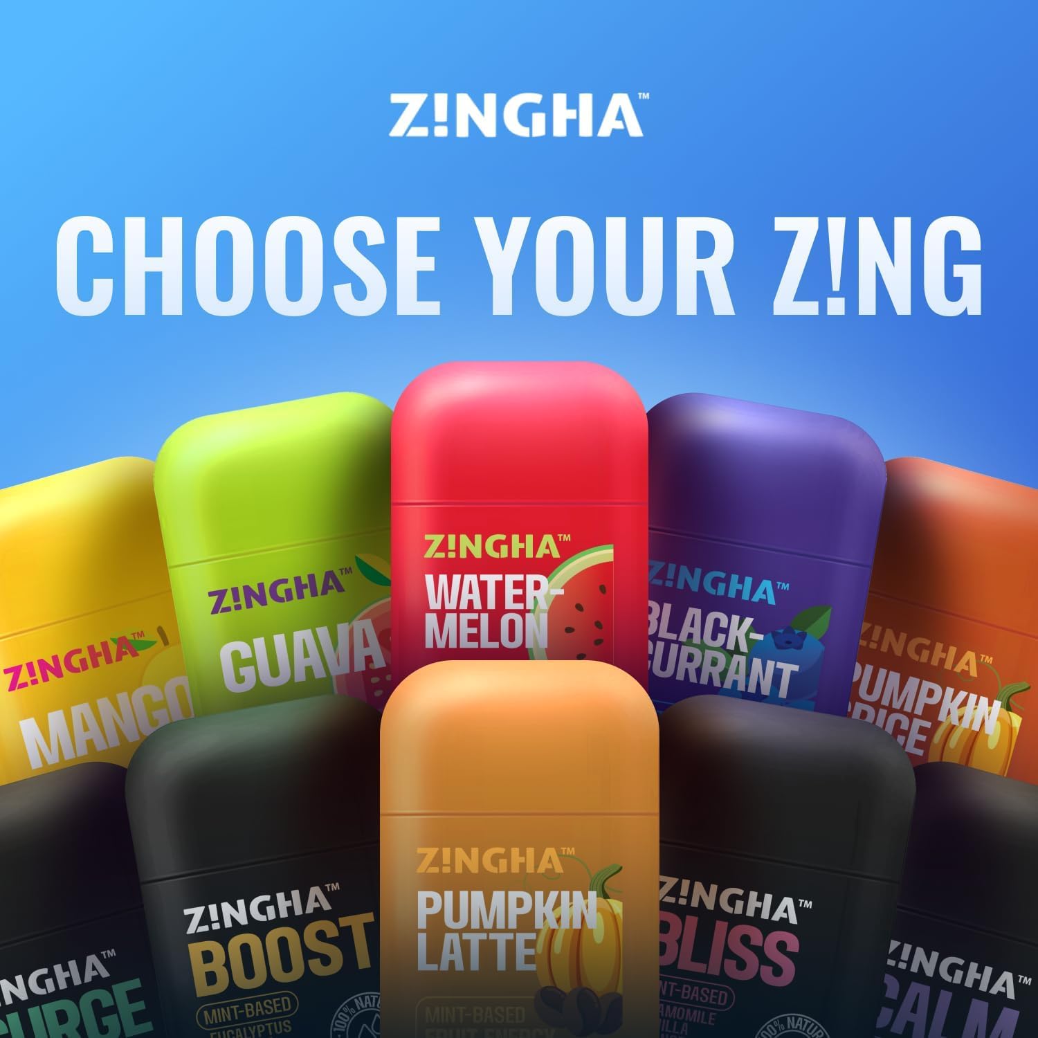 Z!NGHA ambientado en escritorio para claridad mental y concentración