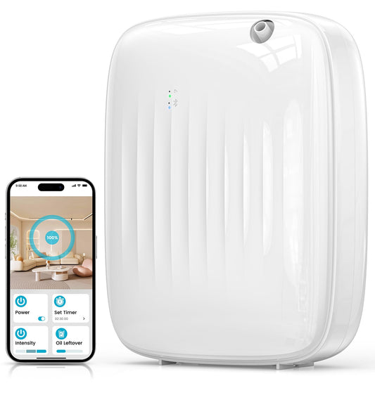 Ziweo vista frontal del difusor que muestra diseño elegante y potencia