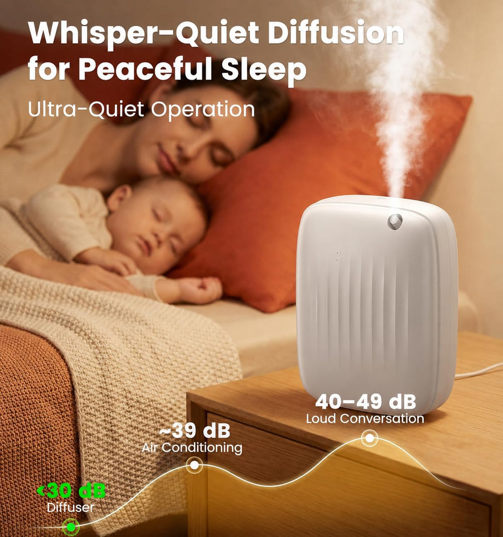 Ziweo difusor en salón creando ambiente uniforme y relajante