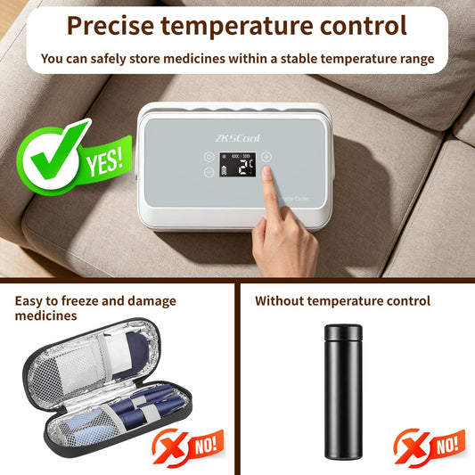 ZKSCool pantalla LED táctil que ofrece control preciso de temperatura