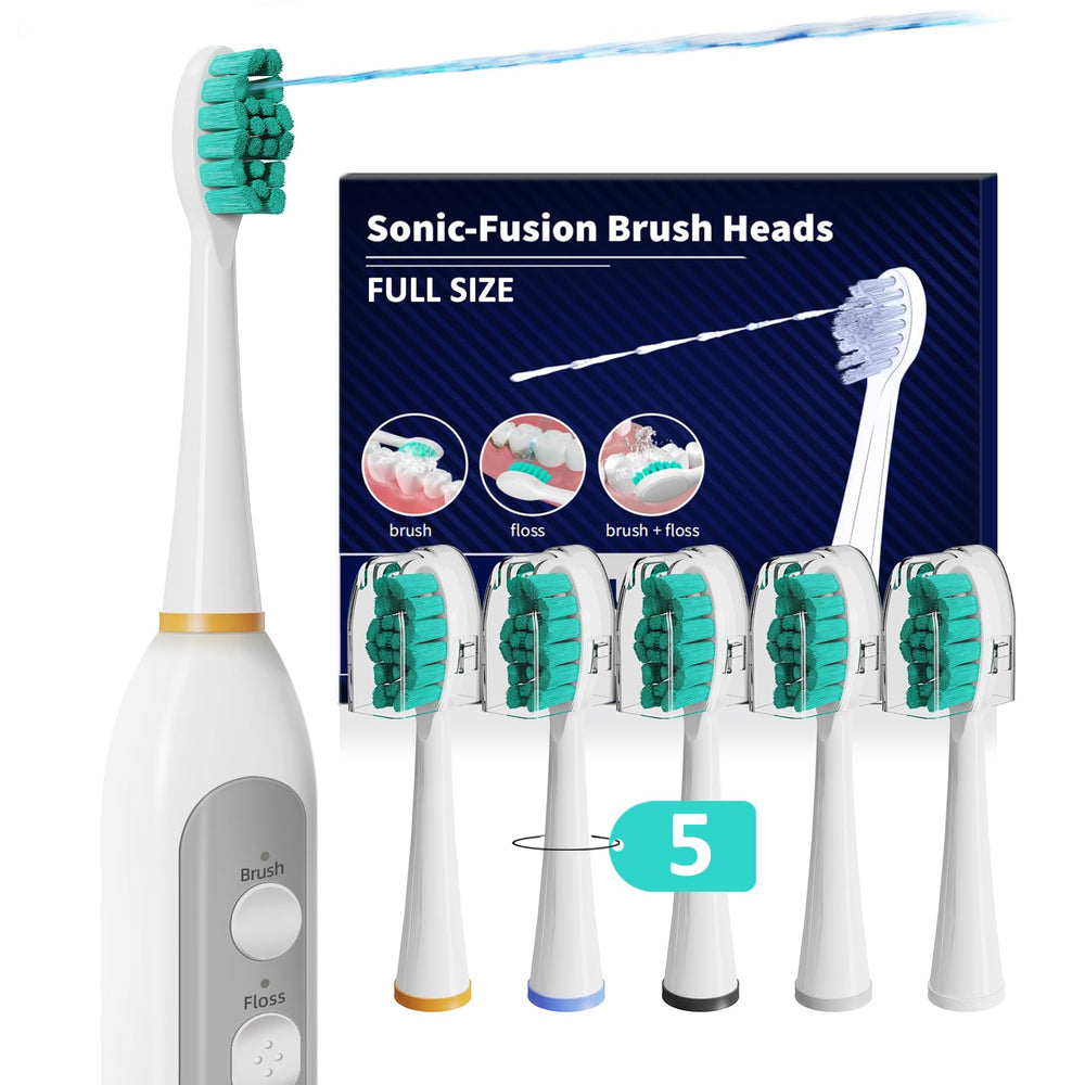 ZoCCee vista frontal del pack de cabezales compatible Waterpik con beneficios prácticos