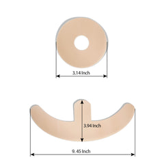 ZODENIS hoja anchor textura de silicona flexible que protege la piel
