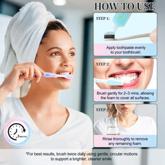 ZODENIS persona cepillando dientes demostrando alivio de sensibilidad