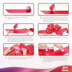 Zoe Deco lazo colocado en coche para entrega especial