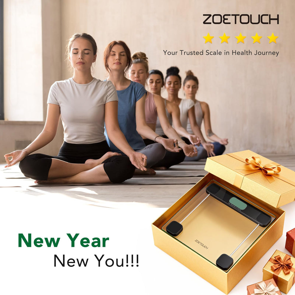 ZOETOUCH empaque con accesorios: pilas y cinta métrica listos para usar