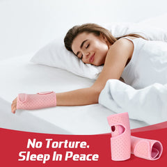 Zomiboo muñequeras en ambiente de dormitorio, comodidad para dormir