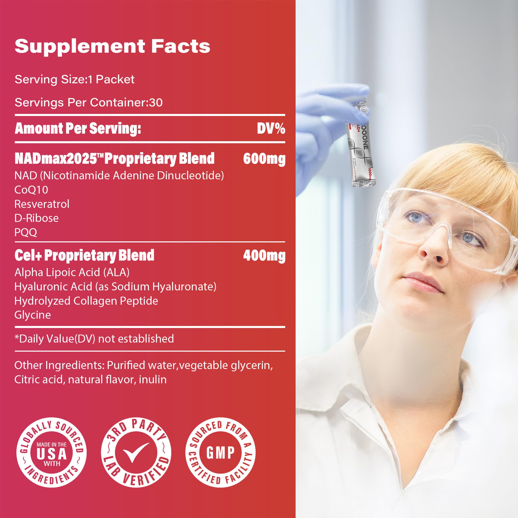 zooone ingredientes cercanos nicotinamida ribósido y resveratrol