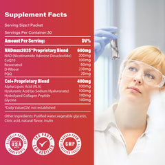zooone primer plano del líquido berry destacando textura y fácil disolución