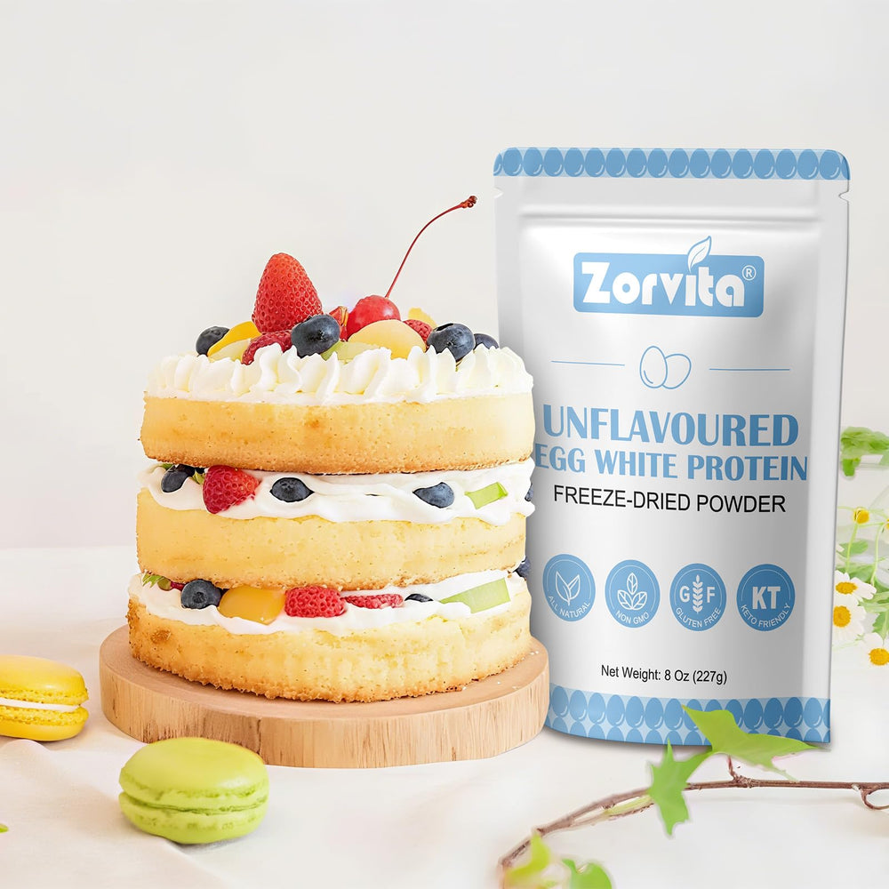 Zorvita en cocina con ingredientes, solución práctica para hornear rápido