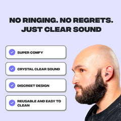 Zound puntas de silicona en dos tamaños, confort prolongado