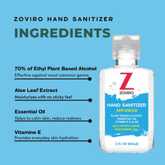 Zoviro textura de gel en primer plano con beneficio hidratante visible