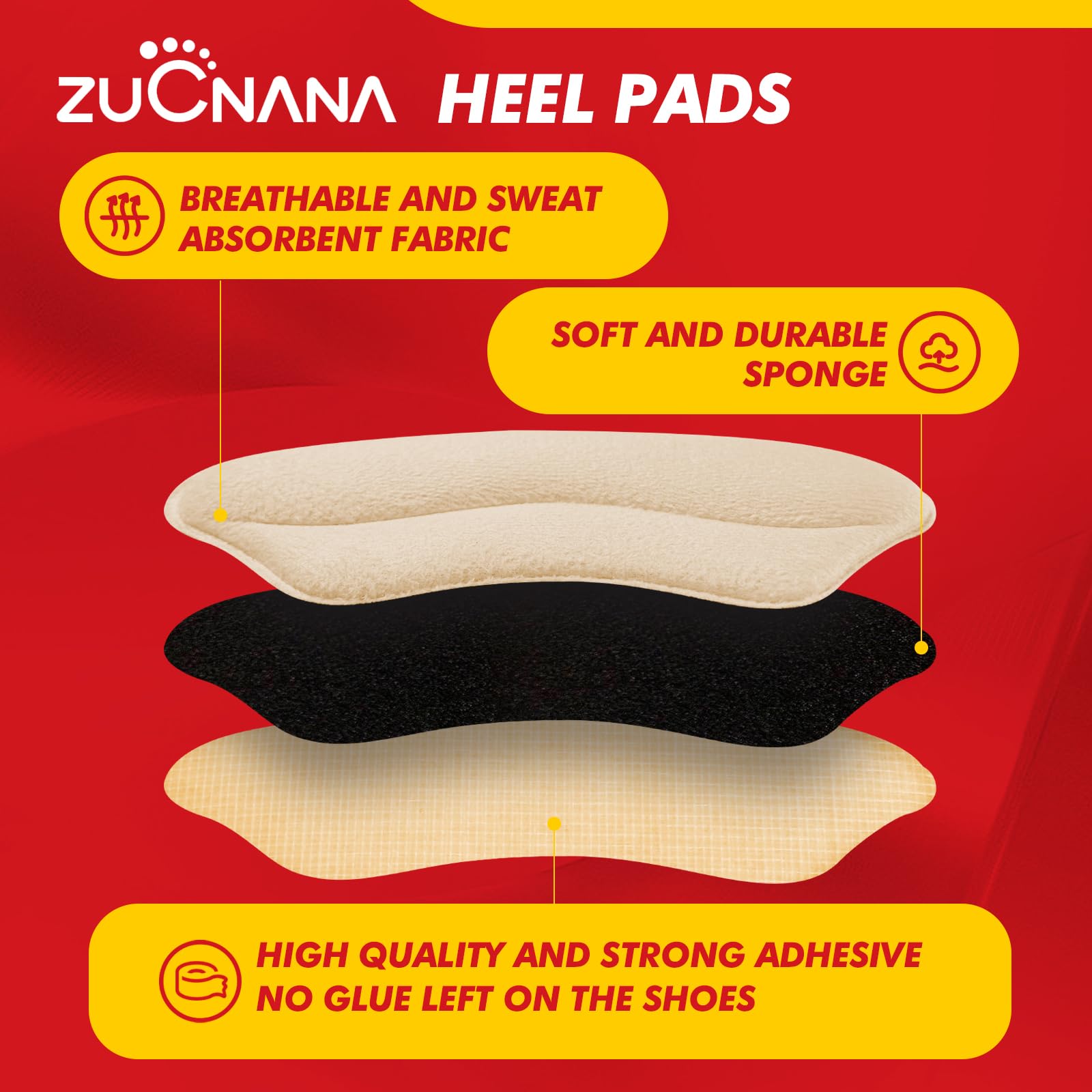 ZUCNANA comparación de tamaño para ver ocupación interior del zapato