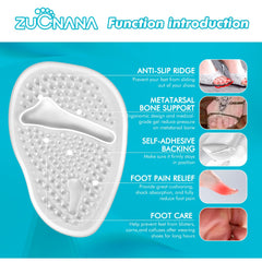 ZUCNANA primer plano de la textura del gel que resalta amortiguación suave