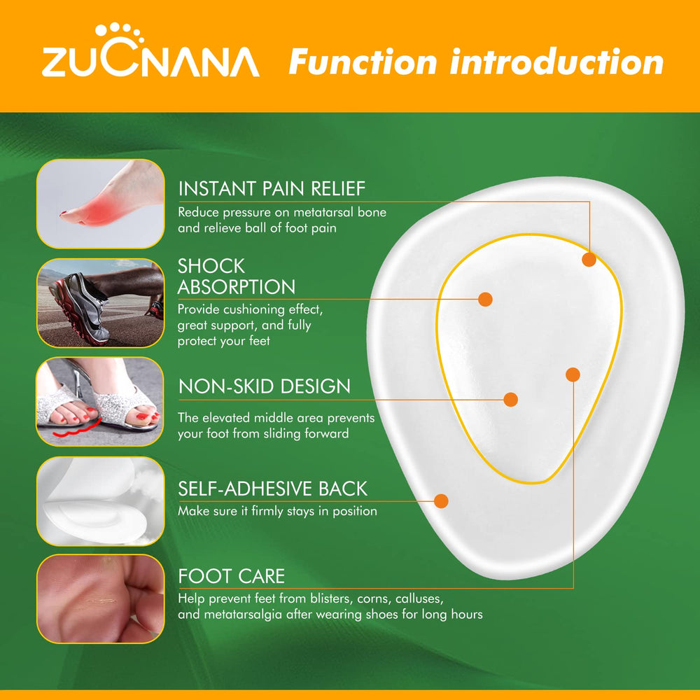 ZUCNANA textura de gel en primer plano, confort y absorción visible