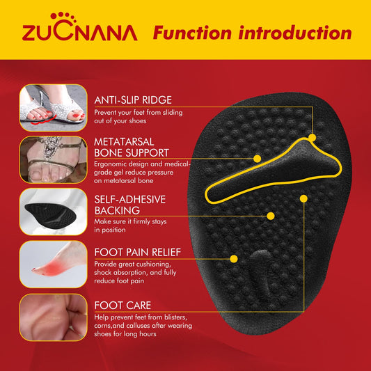 ZUCNANA detalle del gel y tejido transpirable para amortiguar