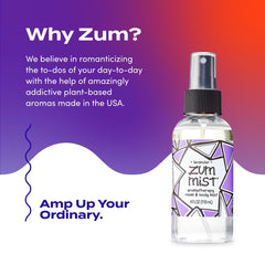 Zum Indigo Wild etiqueta con ingredientes claros que transmite transparencia y seguridad