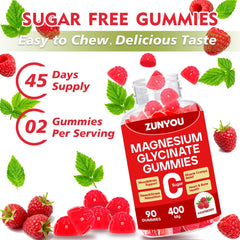ZUNYOU gomitas sabor frambuesa sin azúcar para alternativa dulce saludable