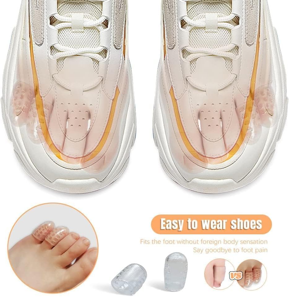 ZXCFBEA dedo con tacón, protección invisible en calzado elegante