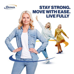 ZYCAL Ostinol en estilo de vida activo, mujer caminando para movilidad cómoda
