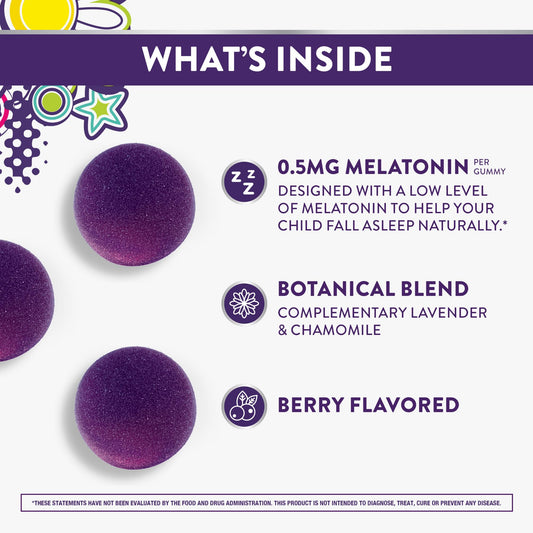 ZzzQuil gominolas textura color berry, aspecto apetecible y fácil aceptación