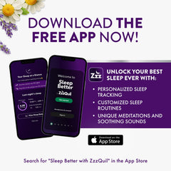 ZzzQuil envase en bolso de viaje para ajuste de zona horaria